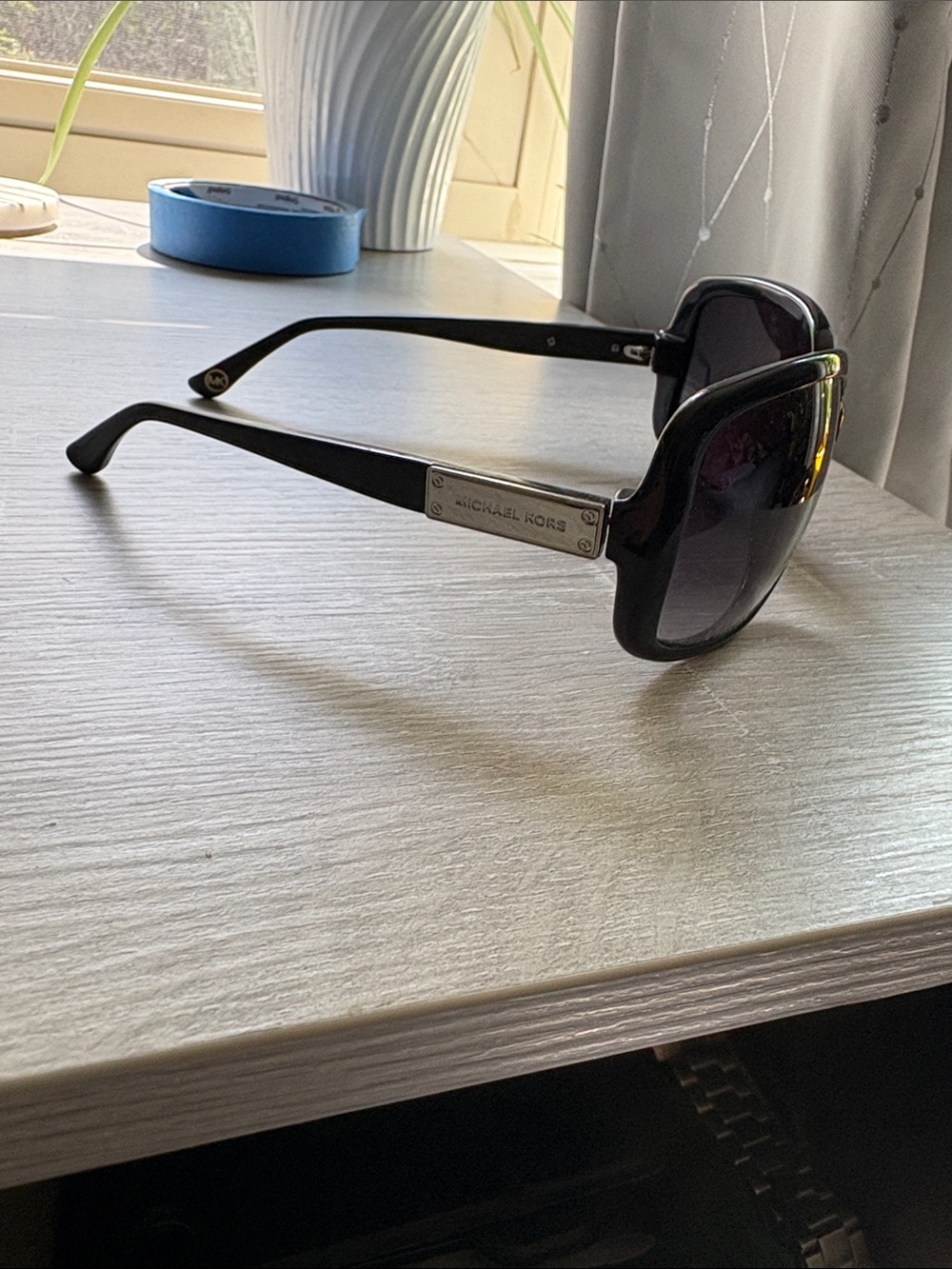 Michael Kors Black Oversized Women's Sunglasses